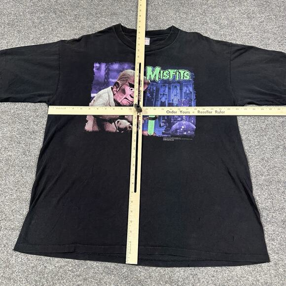 Vintage Misfits Mad Monster Party Shirt XL Black Short Sleeve Single Stitch - Picture 5 of 13